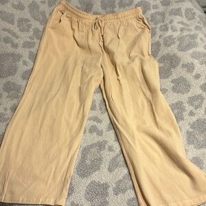 Casual Beach Pants with Pocket